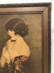 lot 49 image: Vintage Woman Portrait by Gabriel Nicolet