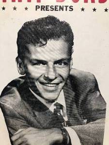 lot 77 image: Vintage Frank Sinatra Concert Poster