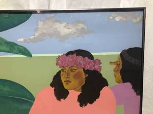 lot 97 image: Tropical Women Painting - Numbered 253285