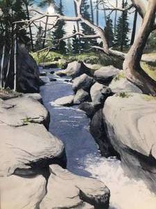 lot 101 image: Mittelstadt 782 - Nature Painting