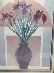 lot 98 image: Gloria Erickson - Vase with Flowers