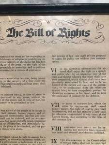 lot 106 image: Bill of Rights by Independent Banker