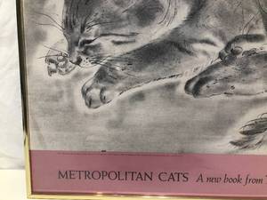 lot 116 image: Metropolitan Cat by Tsugouhara Foujita