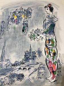 lot 124 image: Marc Chagall Poster