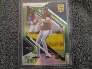 lot 10 image: 10. 2021 Donruss Elite Mac Jones Ro...