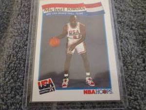 lot 11 image: 11. 1991-92 Hoops Michael Jordan Ca...