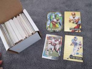 lot 27 image: 27. Box of Football Rookie Cards...