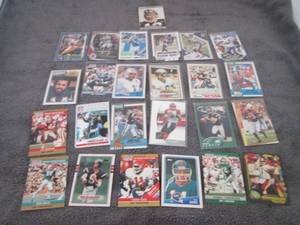 lot 46 image: 46. 25 Football Quarterback Cards...
