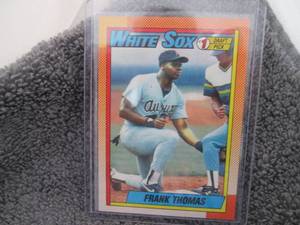 lot 56 image: 56. 1990 Topps Frank Thomas Rookie...