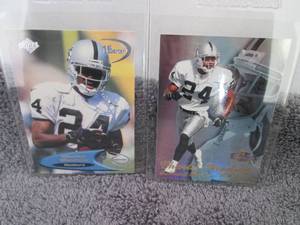 lot 60 image: 60. 2 Charles Woodson Rookie Cards...