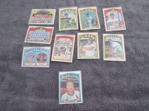 lot 73 image: 73. 1972 Topps Cards...