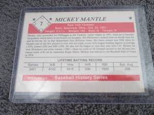lot 74 image: 74. 1979 TCMA Mickey Mantle Card...