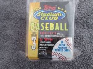 lot 88 image: 88. 7 1993 Stadium Club Baseball Pa...