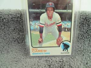 lot 111 image: 111. 1973 Topps Rod Carew Card...