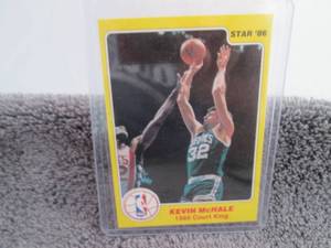 lot 119 image: 119. 1986 Star Kevin McHale Card...