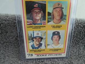 lot 123 image: 123. 1978 Topps Jack Morris Rookie ...
