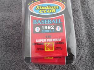 lot 135 image: 135. 8-1992 Topps Stadium Club Seri...