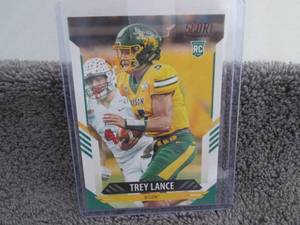 lot 138 image: 138. 2021 Score Trey Lance Rookie C...