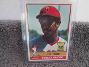 lot 148 image: 148. 1976 Topps Jim Rice Rookie Cup...