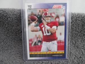 lot 156 image: 156. 2021 Score Mac Jones Rookie Ca...