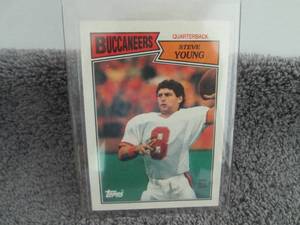 lot 160 image: 160. 1987 Topps Steve Young Card...