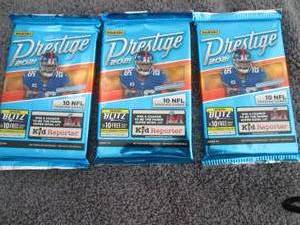 lot 168 image: 168. 3 2021 Panini Prestige Packs...