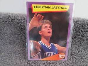 lot 177 image: 177. 27 Christian Laettner Rookie C...