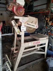 Edco Rental-Tough Concrete Table Saw, Gas Honda GX390