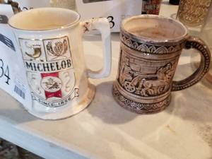 Lot of (2) Collectible Beer Steins