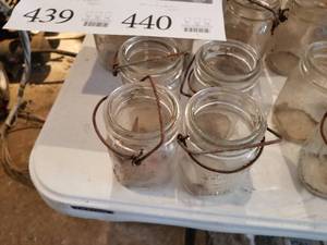 Lot of (4) Vintage Wireside Mason Jars