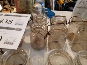 Lot of (4) Vintage Wireside Mason Jars