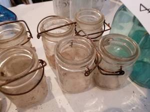 Lot of (4) Vintage Wireside Mason Jars