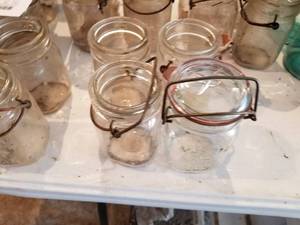 Lot of (4) Vintage Wireside Mason Jars