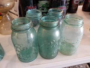 Lot of (5) Vintage Ball Mason Jars
