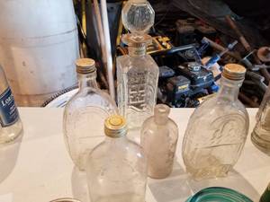 Lot of (5) Vintage Collectible Liquor Bottles