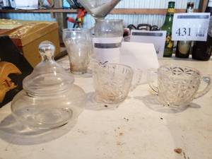 Lot of (3) Glass Serving Bowls