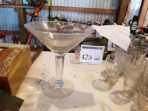 Large Glass Cocktail Glass