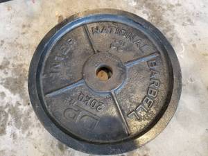 Lot of (2) DP 44-lb. Barbell Weights