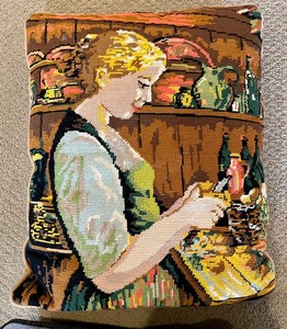 lot 85 image: 2 Hand Stitched Pillows