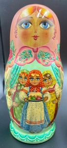 lot 218 image: Rusting Nesting Dolls