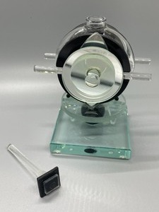 lot 118 image: Signed Contemporary Artist or Art Deco Created Perfume Bottle