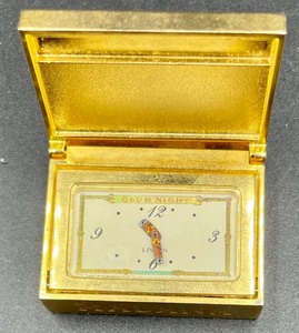 lot 395 image: Linden Miniature Cigar Box Clock