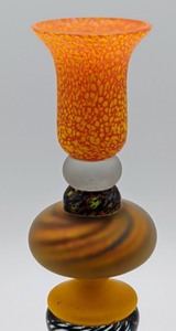 lot 32 image: Nemtoi Art Glass Candle Holder