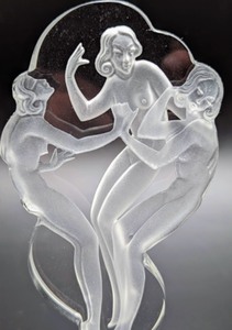 lot 34 image: Vintage Czech Art Deco Nude Figurine Perfume Bottle