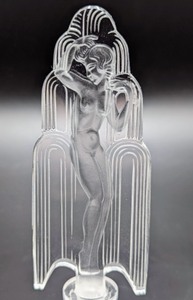 lot 35 image: Czech Art Deco Nude Perfume Bottle