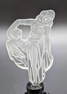 lot 37 image: Gorgeous Vintage Czech Art Deco Perfume Bottle