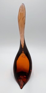 lot 156 image: Art Glass Swan Sculpture