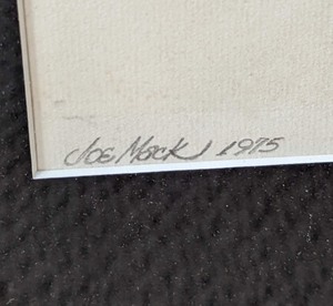 lot 163 image: Framed Young Boy Print by Joe Mack