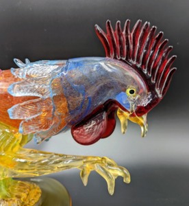 lot 178 image: Murano Glass Rooster
