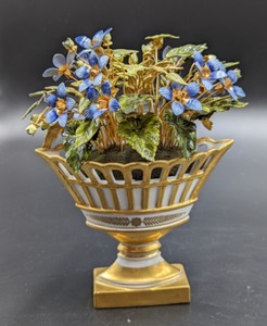 lot 375 image: Enamel Flower Arrangements